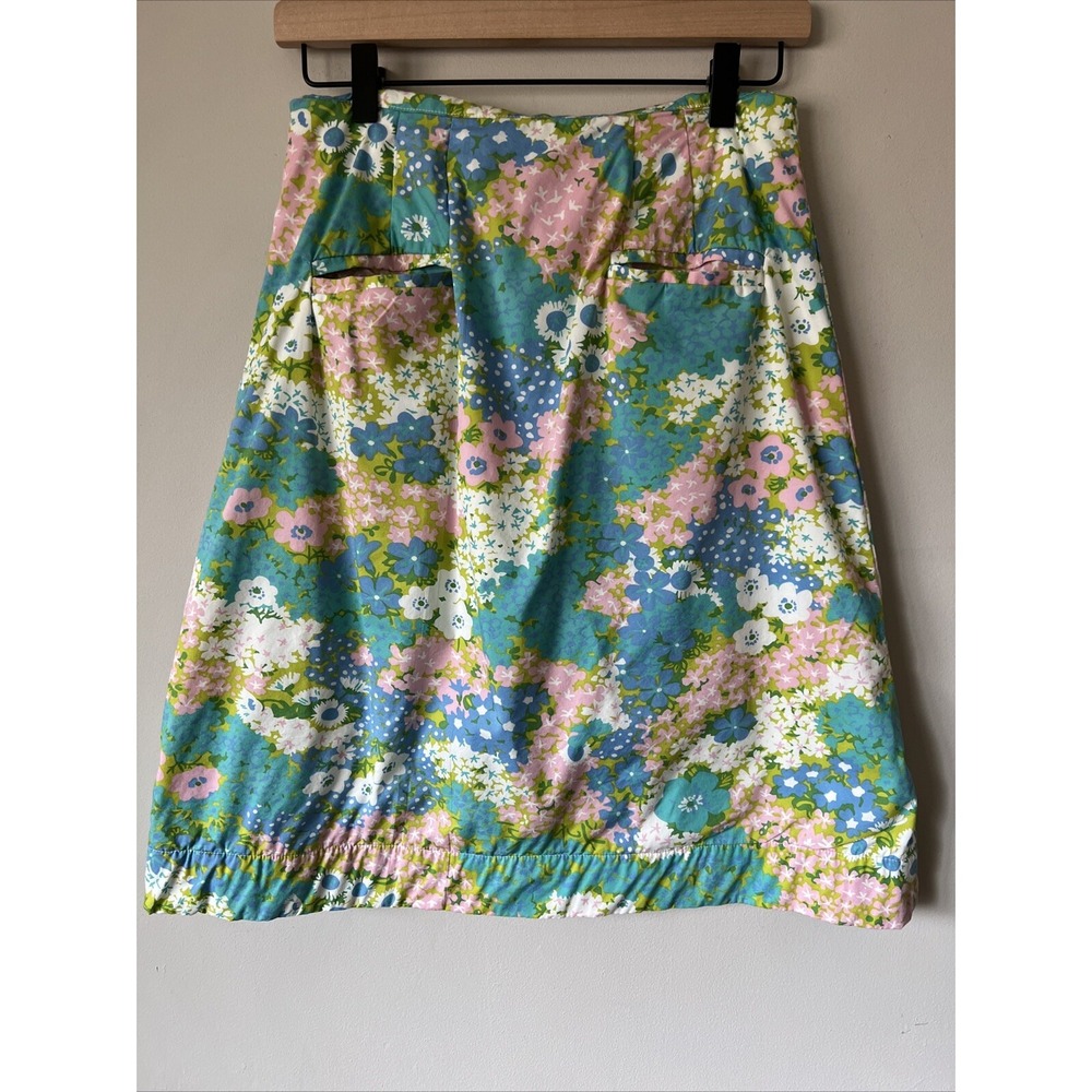 Matilda Jane Sz M Hammond Bay Gingersnap Floral Blue Skirt Women's Medium
